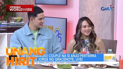 Kitchen kuwentuhan with newly-engaged couple Anjo and Eunice! | Unang Hirit