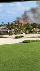 Incendio arrasa al menos cinco villas en Cap Cana; no hay víctimas