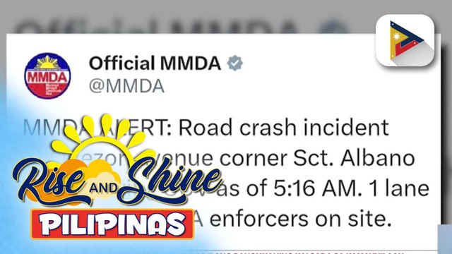 Ilang aksidente, naitala sa ilang pangunahing kalsada sa kamaynilaan dahil sa malakas na pagbuhos ng ulan