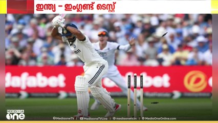 ഇംഗ്ലണ്ടിനെതിരായ രണ്ടാം ക്രിക്കറ്റ് ടെസ്റ്റിൽ ഇന്ത്യ ഭേദപ്പെട്ട നിലയില്‍