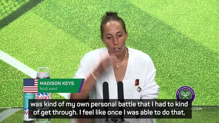 Keys relieved to escape scattering of seeds as she makes Wimbledon third round