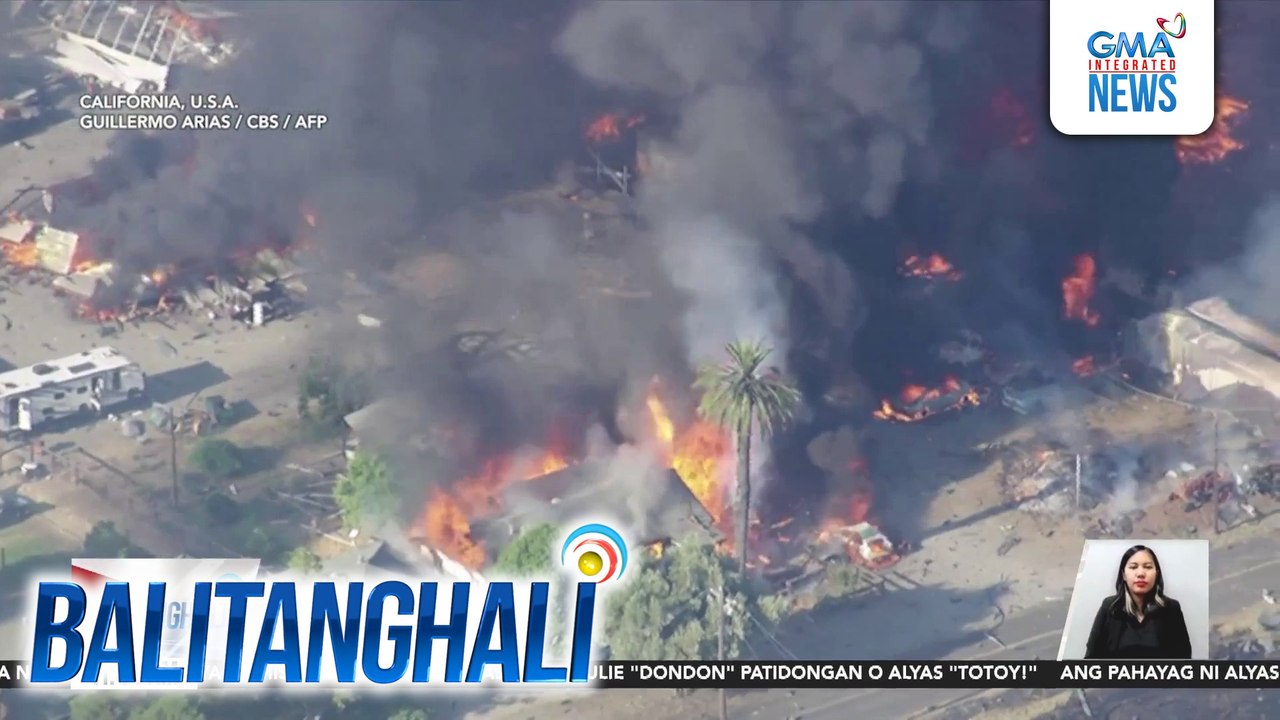 Mahigit 30 ektarya ng lupa, nasunog kasunod ng pagsabog sa bodega ng ...