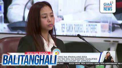Petisyon ni Cassandra Li Ong na ipawalang-bisa ang pagsasakdal sa kaniya ng DOJ sa kasong qualified human trafficking, ibinasura ng court of appeals | Balitanghali