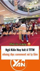 Ngô Kiến Huy hát ở trung tâm thương mại nhưng đọc comment thì lạ lắm