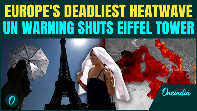 Europe's Deadliest Heatwave: Eiffel Tower SHUT As France Issues RED Alert | UN Issues Dire Warning