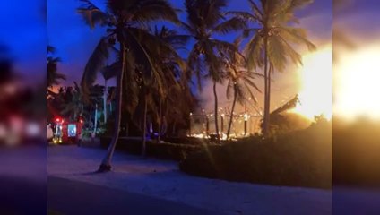 Al menos 23 villas resultaron afectadas por el incendio en Cap Cana