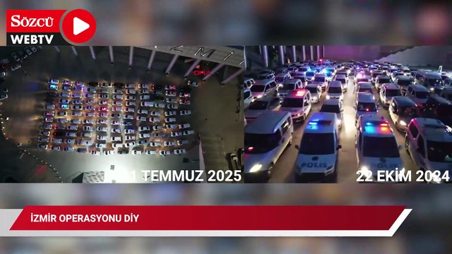 İzmir operasyonu diye paylaşılan bu görüntüler geçen yıla ait çıktı