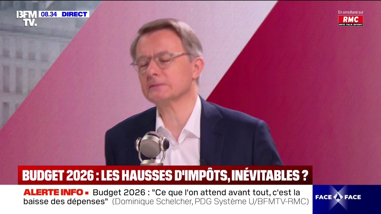 Budget: "Nous chefs d'entreprises, ce qu'on attend avant tout, c'est la réduction des dépenses", affirme Dominique Schelcher (président de "Coopérative U")