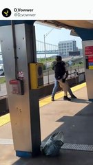 On the damn train station platform tho.