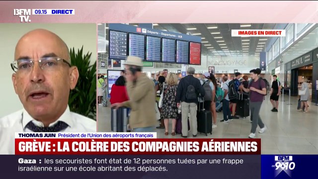 Grève des contrôleurs aériens: C'est une situation détestable , affirme Thomas Juin (président de l'Union des aéroports français)