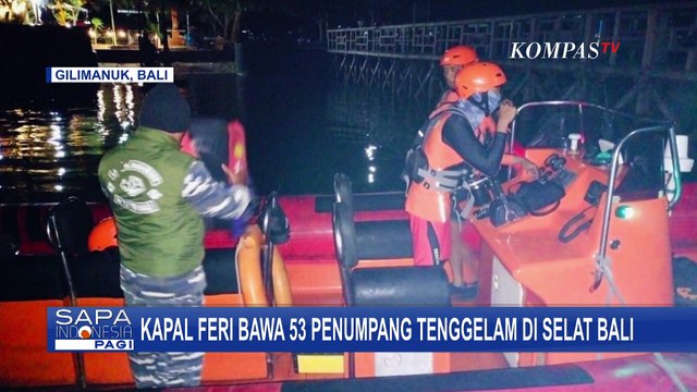 Kapal Feri KMP Tunu Pratama Jaya Tenggelam di Selat Bali, Begini Cara 4 Korban Selamatkan Diri