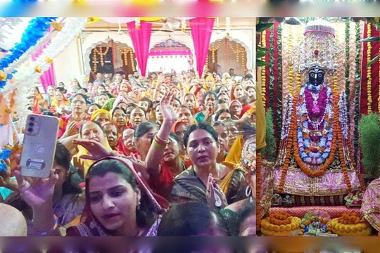 VIDEO: अलवर में जगन्नाथ रथयात्रा महोत्सव का उल्लास, दूल्हा रूप में दिए दर्शन