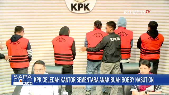 KPK Geledah Rumah Kadis PUPR Sumut, Uang Rp2,8 Miliar dan Senjata Api Disita | SAPA PAGI
