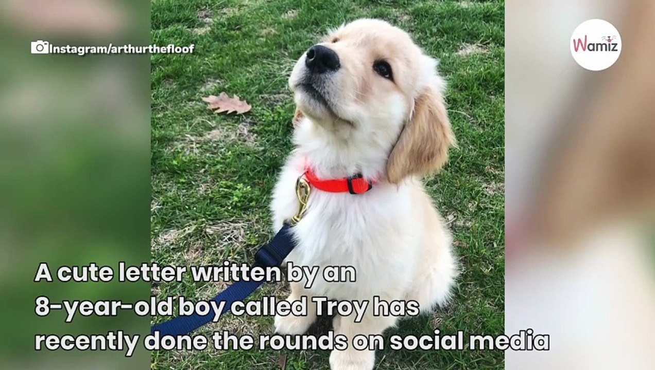 Little boy writes adorable letter asking to be friends with neighbour's pup