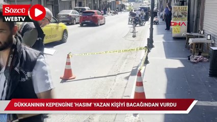 Kepenge yazılan yazı nedeniyle kahvehaneci dönerciyi vurdu