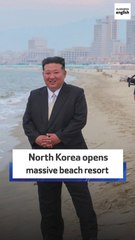 North Korea opens massive beach resort