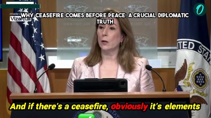 Why Ceasefire Comes Before Peace_ A Crucial Diplomatic Truth