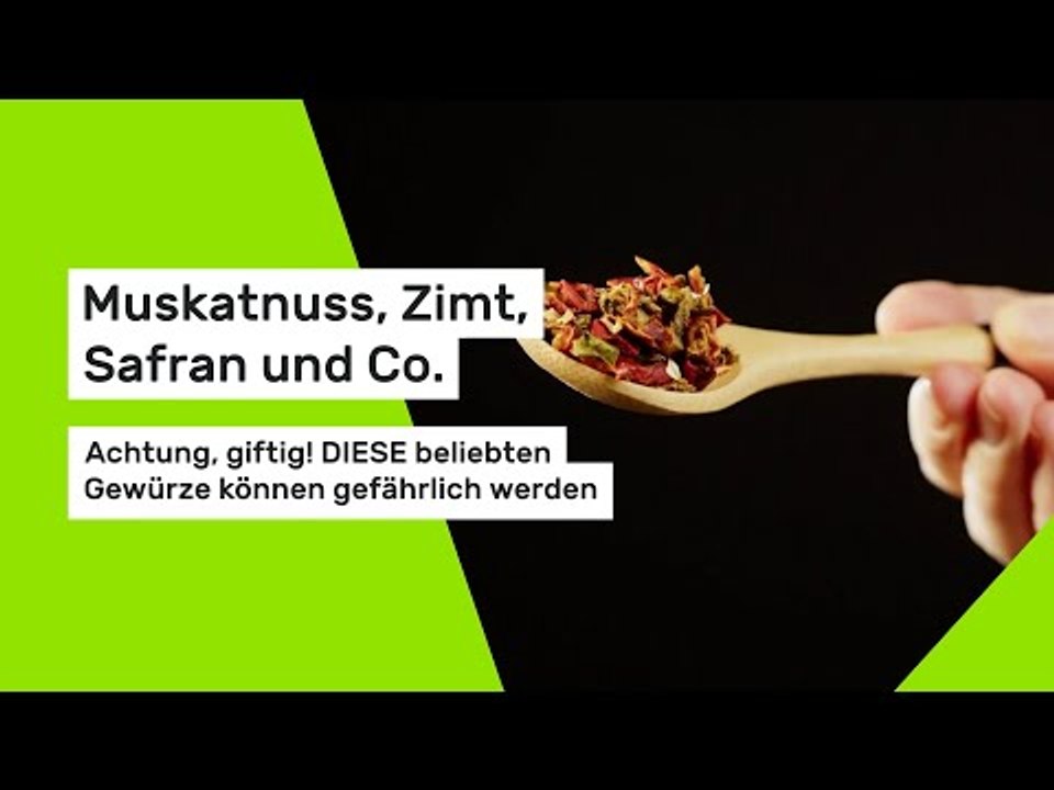 Muskatnuss, Zimt, Safran und Co.: Achtung, giftig! DIESE beliebten Gewürze können gefährlich werden