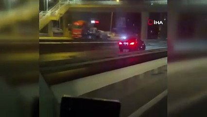 Beylikdüzü’nde ters yöne giren maganda korku dolu anlar yaşattı