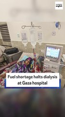 Fuel shortage halts dialysis at Gaza’s Al-Shifa Hospital