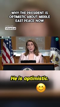 Why the President Is Optimistic About Middle East Peace Now