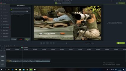 Voice narration in Camtasia studio