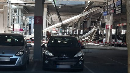 Une partie du parking s’écroule au centre commercial Vélizy 2