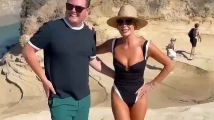 וידאו: אמנדה הולדן מציגה גזרה מרשימה במהלך הפסקת צילומים עם אלן קאר