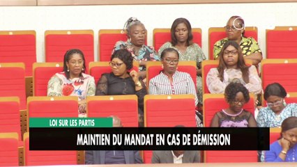 [#Reportage] Loi sur les partis : maintien du mandat en cas de démission