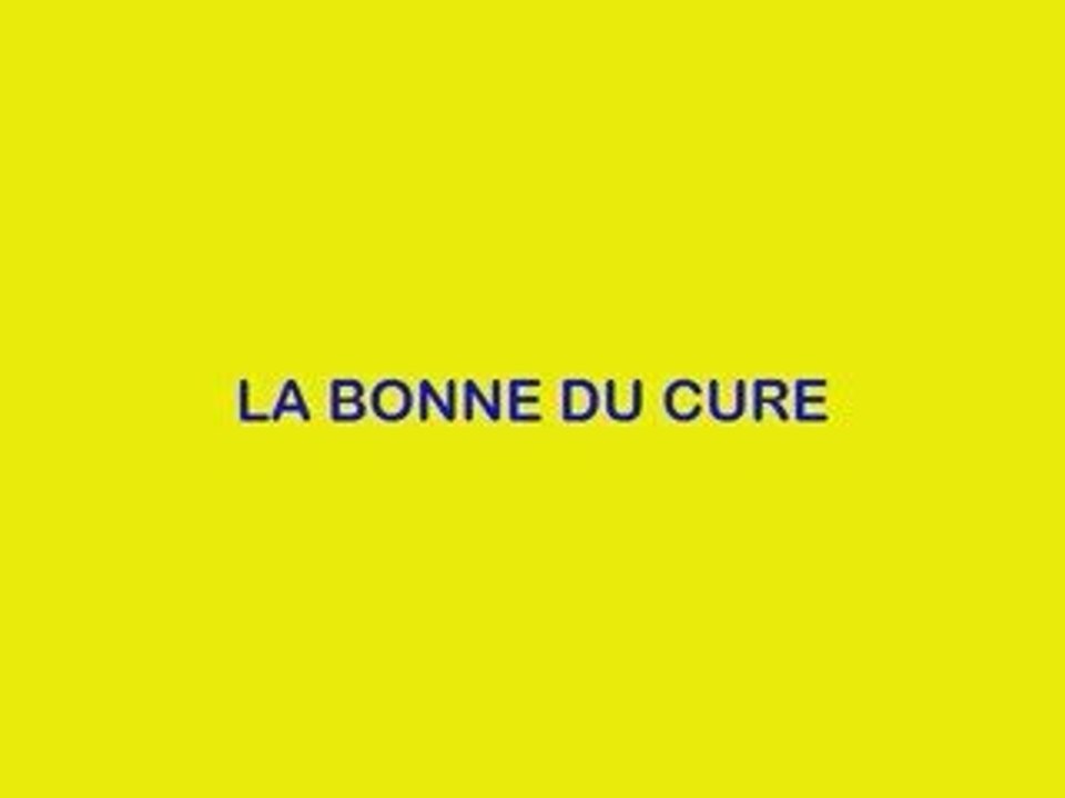 LA BONNE DU CURE