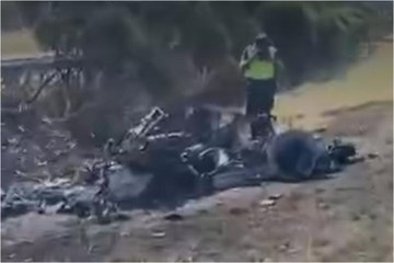 How Diogo Jota's Lamborghini was left after the fatal accident