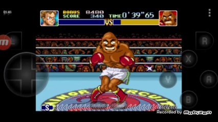 Super Punch-Out!! Little Mac vs Bald Bull Little Mac é derrotado por Bald Bull