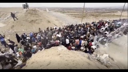 Gazze'de yardım sırasındaki vahşet kameralara yansıdı