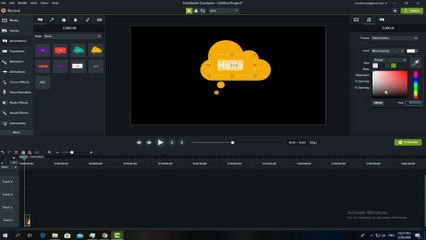 Adding annotation in Camtasia studio
