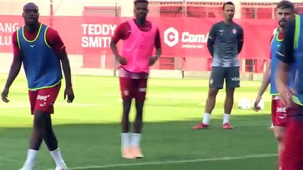 Fati à l'entraînement collectif, Dier en individuel, pas encore de Pogba