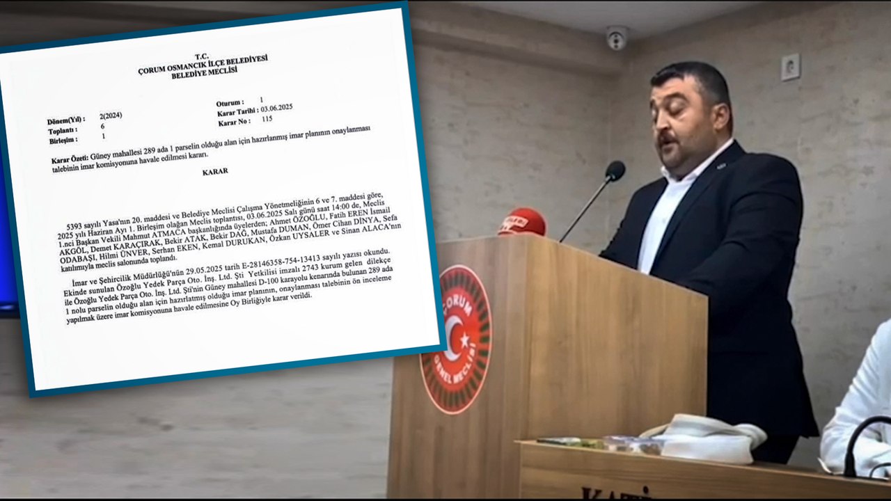 Çorum İl Genel Meclisi’nde gerginlik: AKP'li meclis üyesi, MHP'li belediye başkanını kaçak yapılara onay vermekle suçladı 