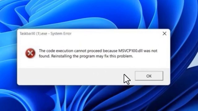 Fix Error MSVCP100.dll is Missing / Not Found on Windows 11 / 10 / 8 / 7 ✔️
