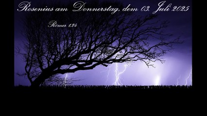 Rosenius am Donnerstag, dem 03. Juli 2025, zu Römer 1,24