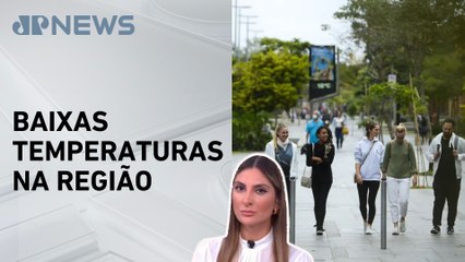 Frente fria segue atingindo Sul e Sudeste | Previsão do Tempo