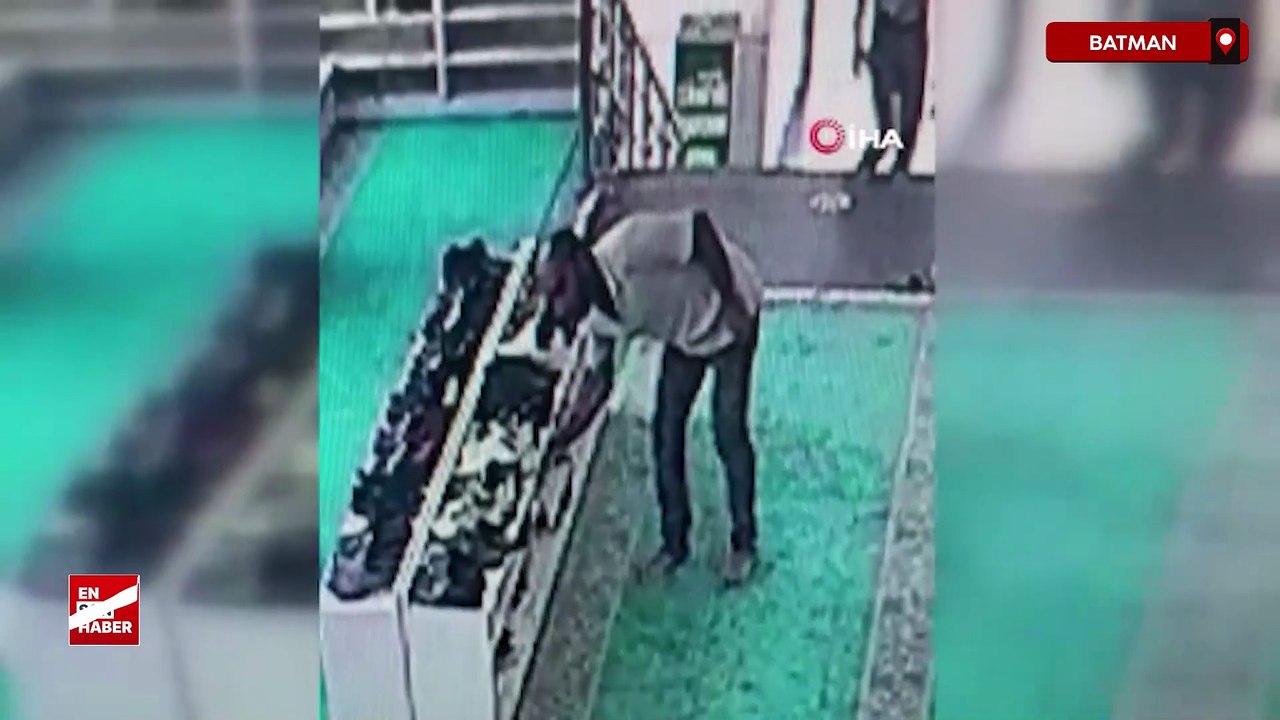 Batman'da camide ayakkabı hırsızlığı
