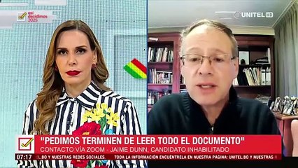 Tras inhabilitación, Jaime Dunn confirma que apelará y activará “mecanismos administrativos” para que sea candidato