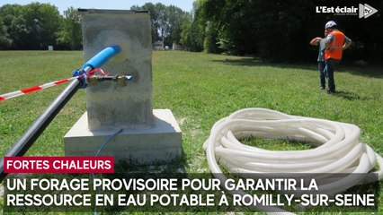 Un arrêté municipal et un forage provisoire pour garantir la ressource en eau potable à Romilly-sur-Seine