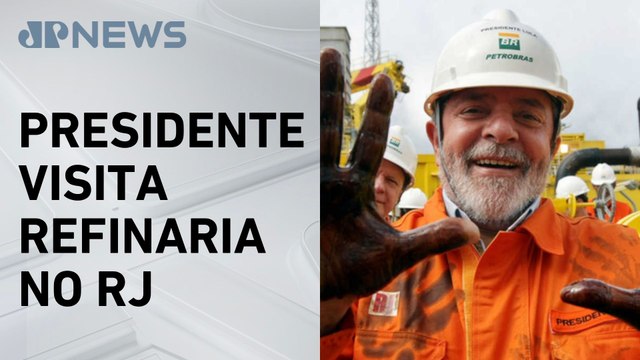 Lula acompanha anúncio de novos investimentos da Petrobras