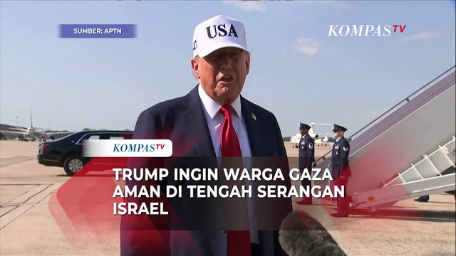 Trump soal Rencana Ambil Alih Gaza: Saya Ingin Rakyatnya Aman