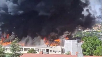 ​Así fue la impresionante explosión de una gasolinera en Roma