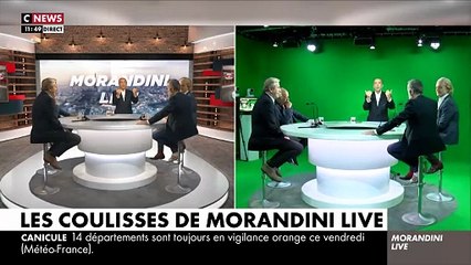 Pour la dernière émission de la saison, Jean-Marc Morandini dévoile le vrai décor de "Morandini Live" sur CNews: "On va vous montrer ce qu’on vous cache depuis huit ans" - VIDEO