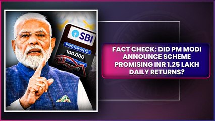 Has PM Modi Announced Scheme Promising INR 1.25 Lakh Daily Returns On INR 21,000 Investment?