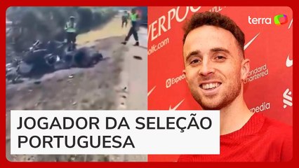 Vídeo mostra destruição do carro do atacante Diogo Jota após acidente