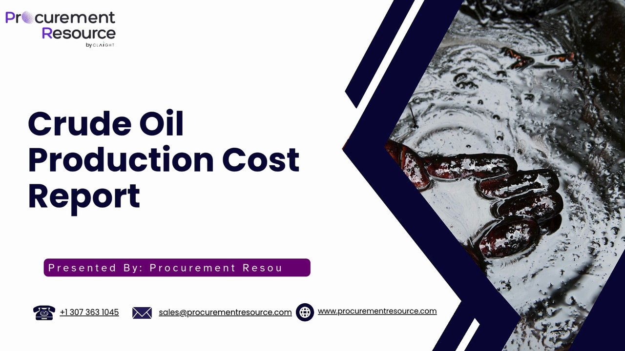 Crude Oil  Production Cost Report