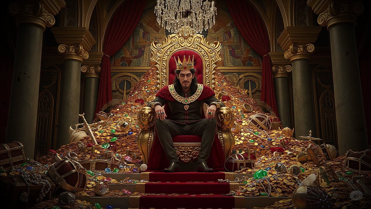 The Greedy King: A Tale of Avarice and Power